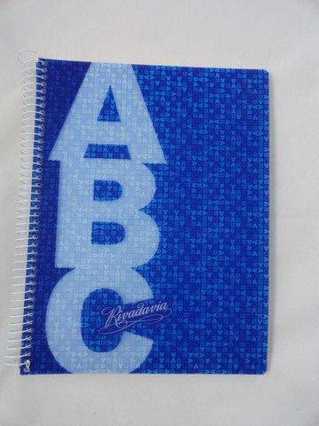 CUAD.ABC 21x27 C/ESP.60HR.T/PVC.AZUL RIV.