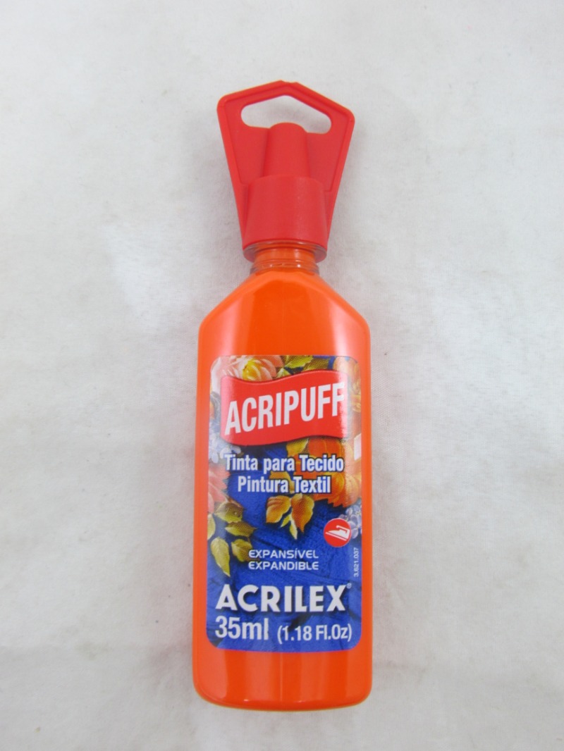 PINTURA TEXTIL PUFF NARANJA 35ml.