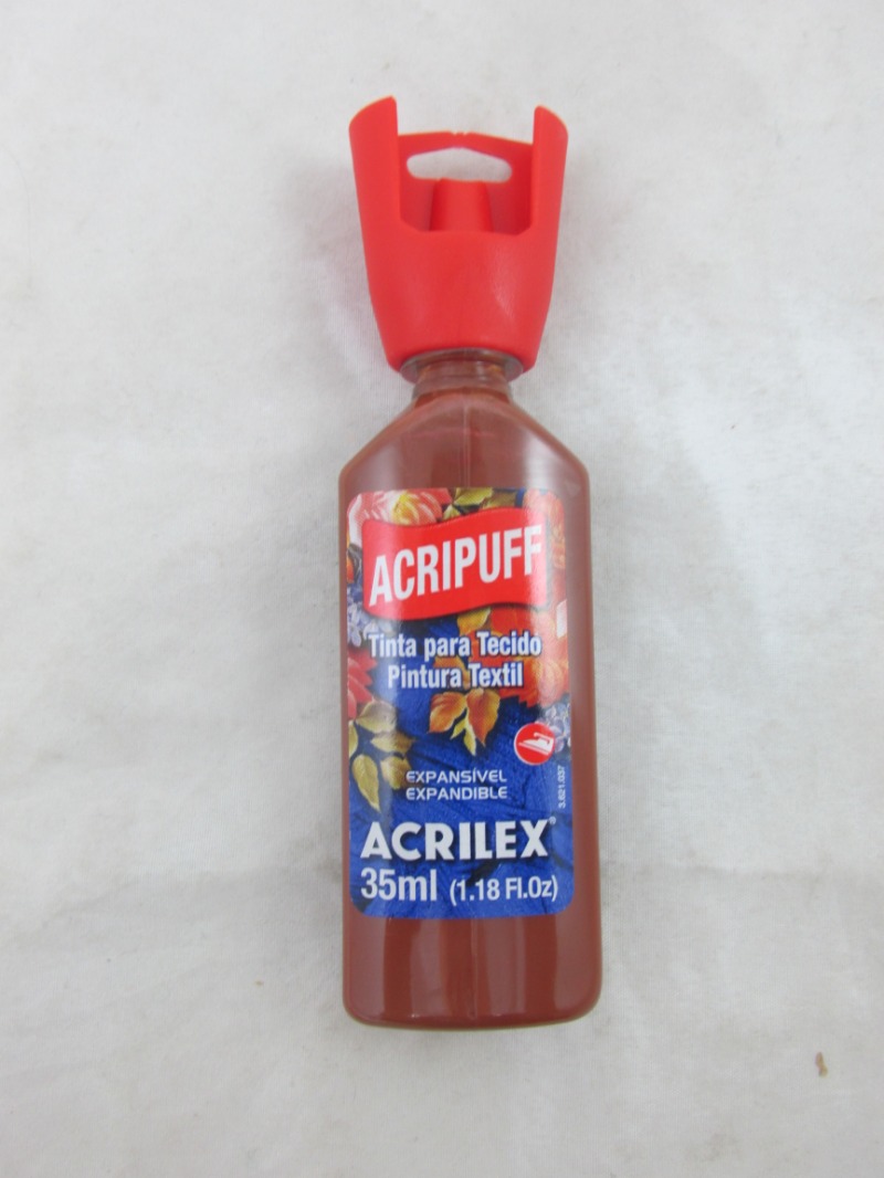 PINTURA TEXTIL PUFF MARRON 35ml.