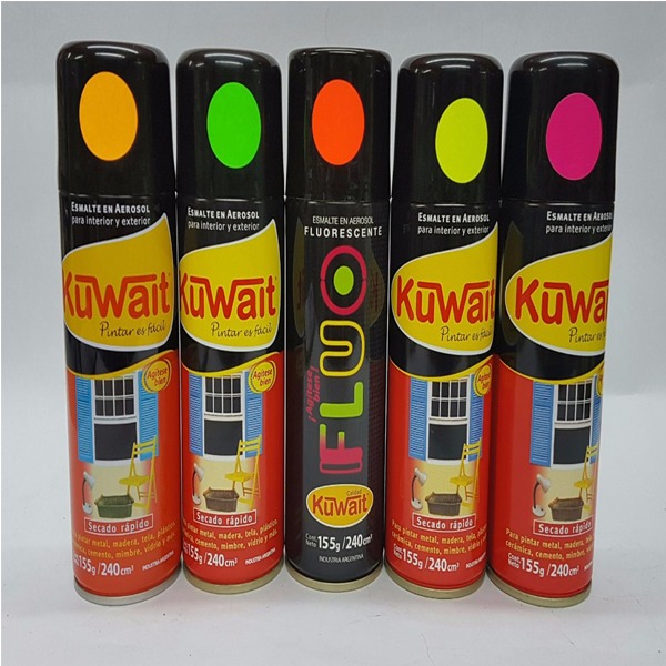 PINTURA EN AEROSOL 240cc. FLUO ROJO 