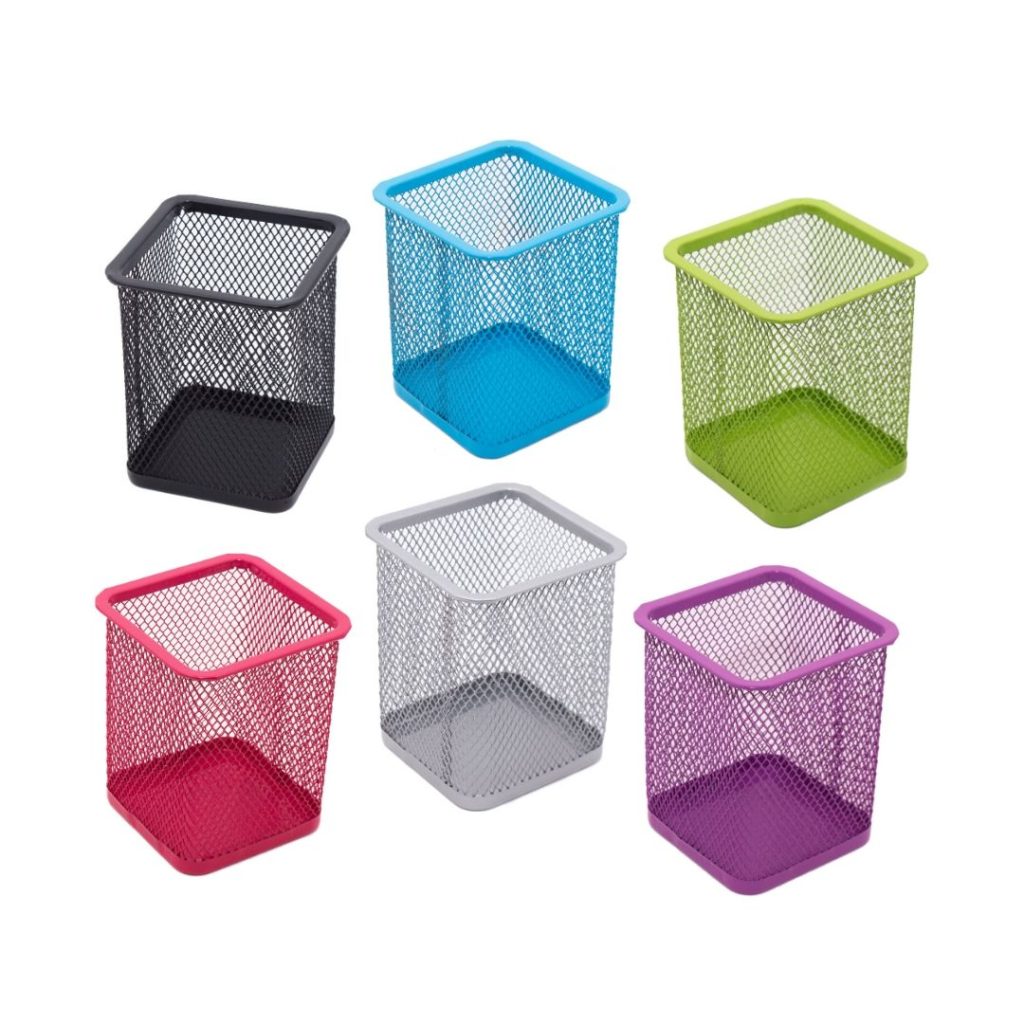 PORTALAPIZ  METAL CAL. CUAD. FUCSIA VALUES