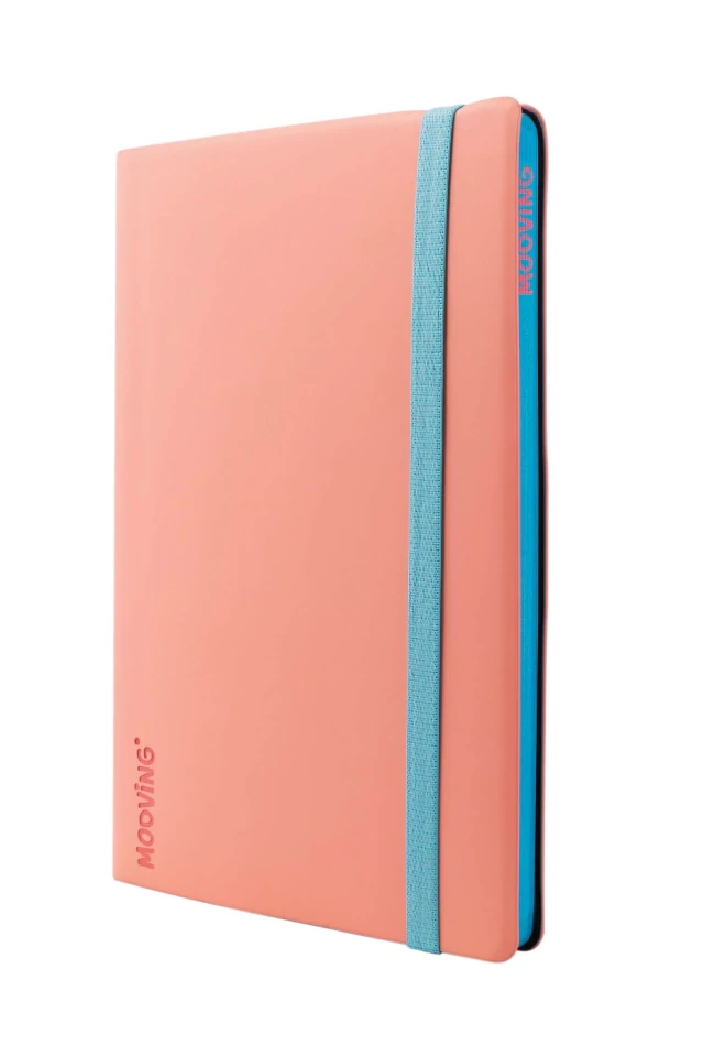 LIBRETA A5 C/ELAST.MOOVING NOTES RAYADO