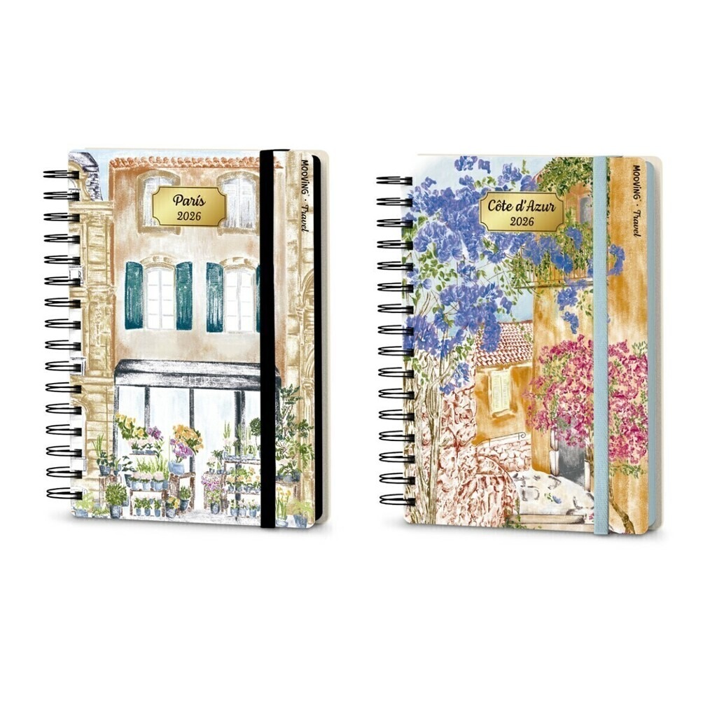 AGENDA N*7 SEMANAL C/ESP.14x21cm.TRAVEL MOOVING