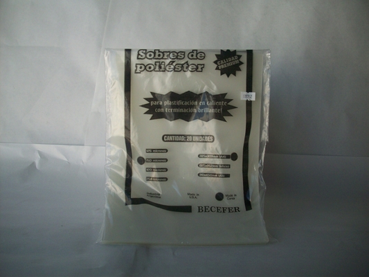 LAMINA PLASTIF.CALIENTE 150mc.A4 x100u.