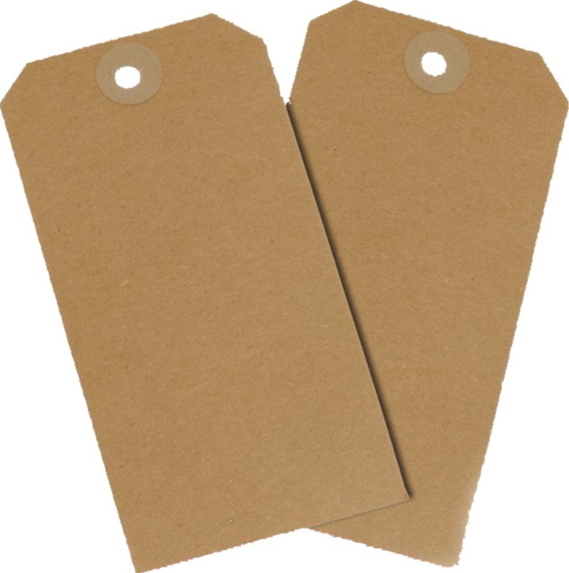 ETIQUETAS MANILA N°3 45x94mm.x1000u.