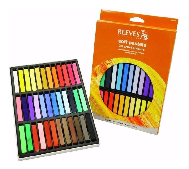 TIZAS PASTEL ACUAR.x36u.REEVES