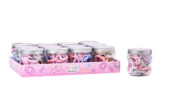 COLITAS P/EL CABELLO GDE.PASTELx30u.KIRUKI