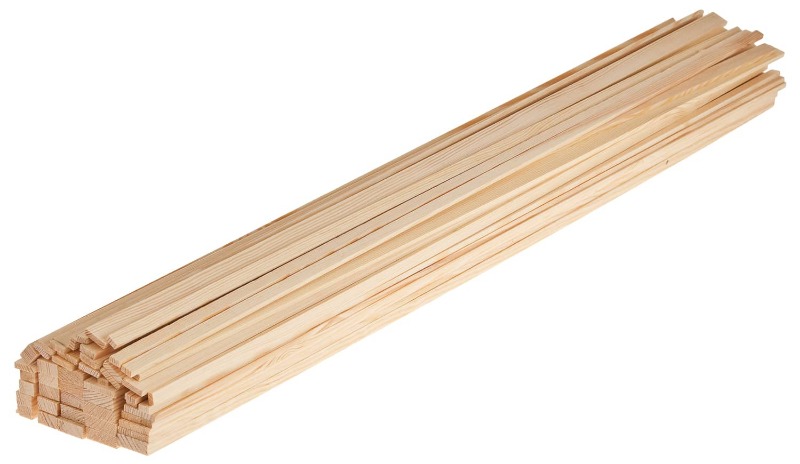BALSA VARILLA 4x4mm.
