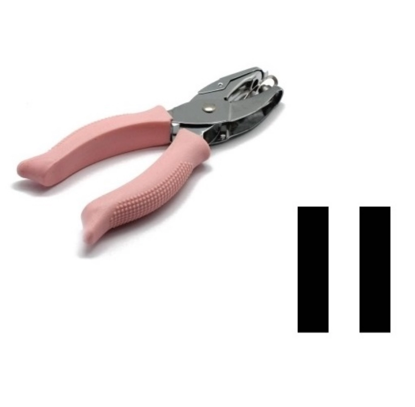PERFORADORA PINZA C/FORMA 5mm. RECTANG.DOBLE