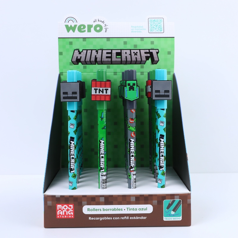 BOLIGR.1mm.GEL BORRABLE MINECRAFT