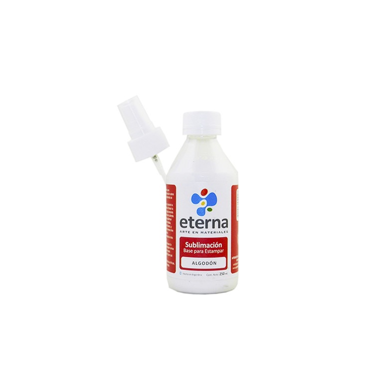 BASE P/SUBLIMACION x250cc.TELA ALGODON ETERNA