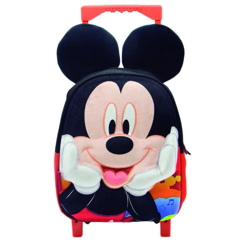 MOCHILA C/CARRO 12* MICKEY 3D