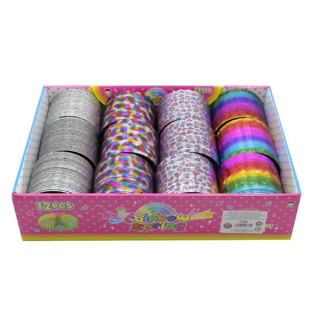 PULSERAS RESORTES MULTICOLOR LASER 