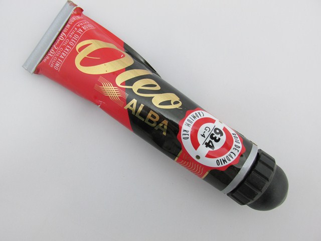 OLEO 60cc.ROJO CADMIO ALBA