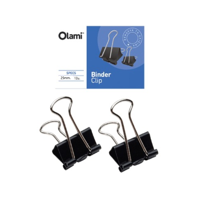 SUPERCLIP NEGRO N* 2  25mm. OLAMI