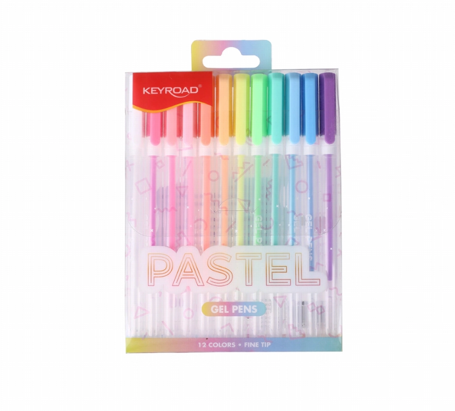 ROLLER GEL  x12u. COLORES PASTELES