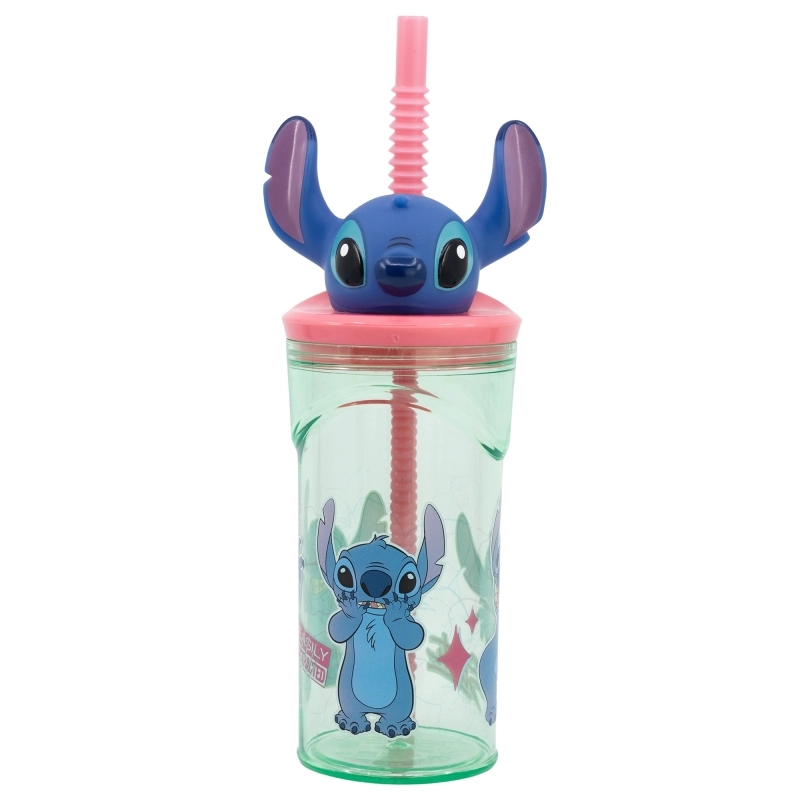 VASO 360ml.C/TAPA y PICO STITCH FIG. 3D