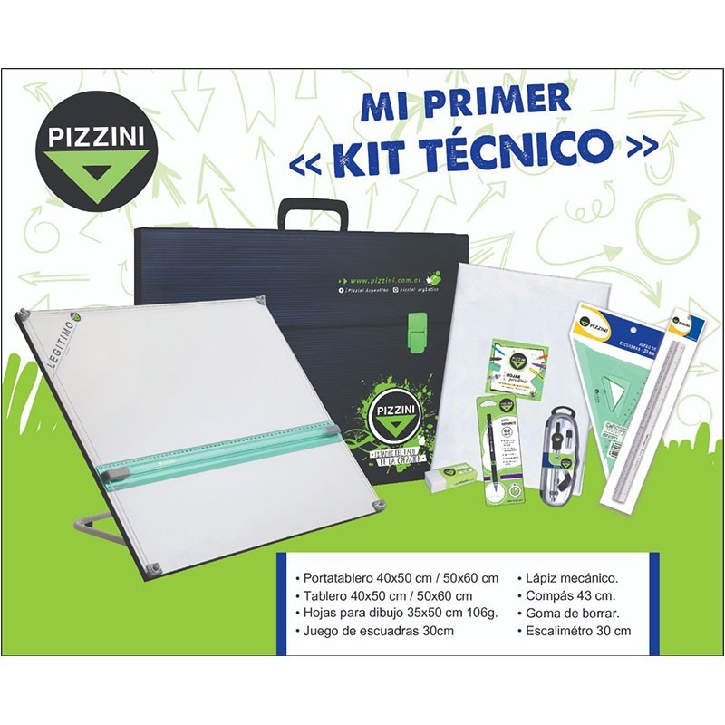 TABLERO 50x60 C/PARAL-ATRIL REG.yVALIJA PIZ