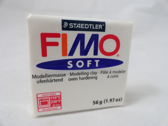 ARCILLA POLIMERICA FIMO SOFT BLANCO 56grs.
