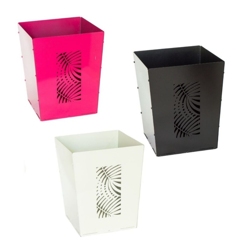 CESTO PAP.METAL PERF.CUAD.FUCSIA VALUES
