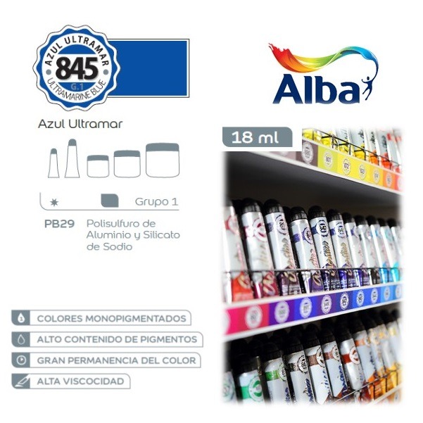 ACRILICO PROF.18cc.AZ.ULTRAMAR ALBA