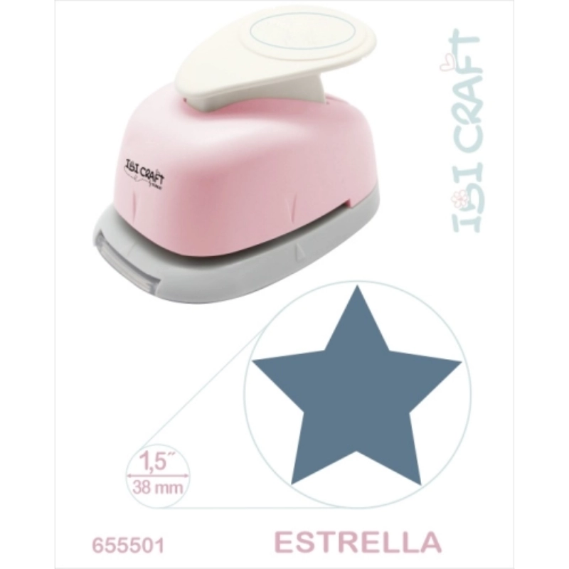PERFORADORA C/FORMA 38mm.ESTRELLA IBI