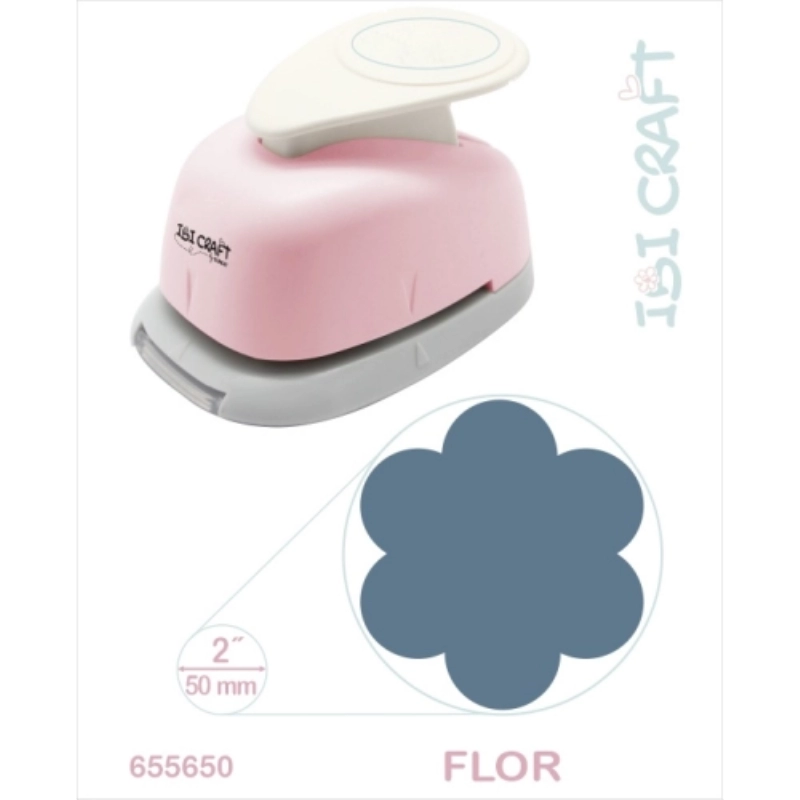 PERFORADORA C/FORMA 50mm.FLOR
