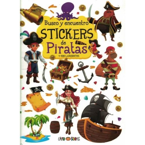 COL.BUSCOyENCUENTRO:STICKERS PIRATAS