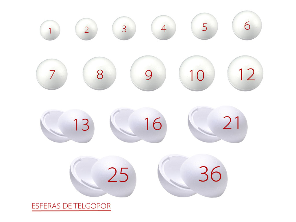 ESFERA DE TELGOPOR N*12