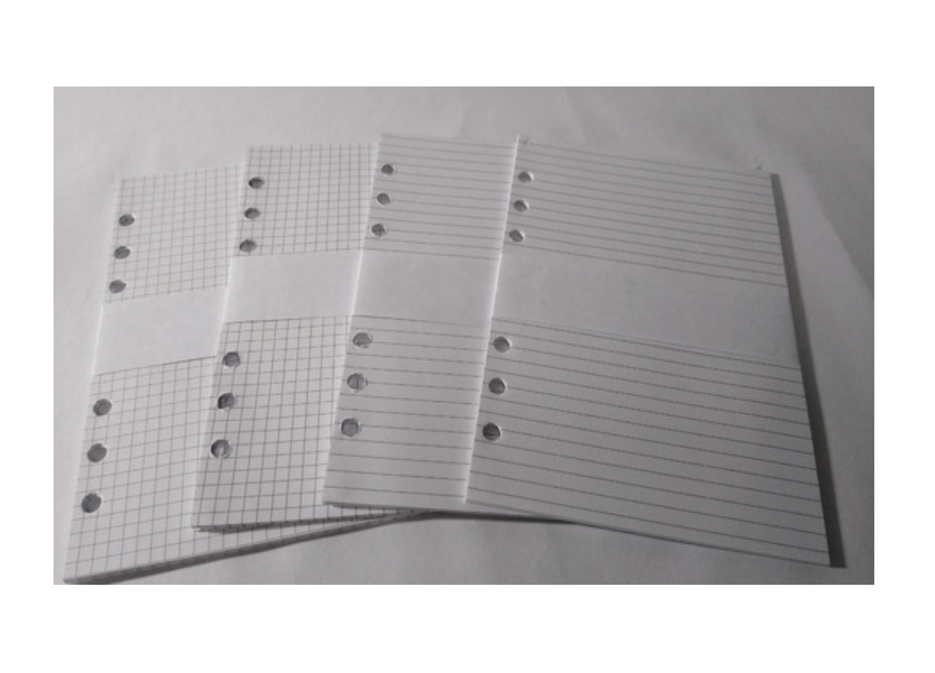 REPUESTO N*8 RAYADO x25hjs. 6 PERFORACIONES