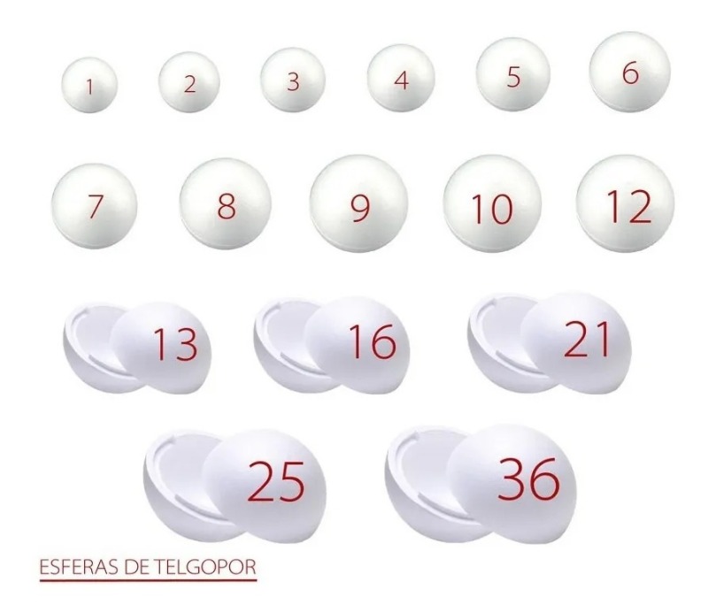 ESFERA DE TELGOPOR N*25