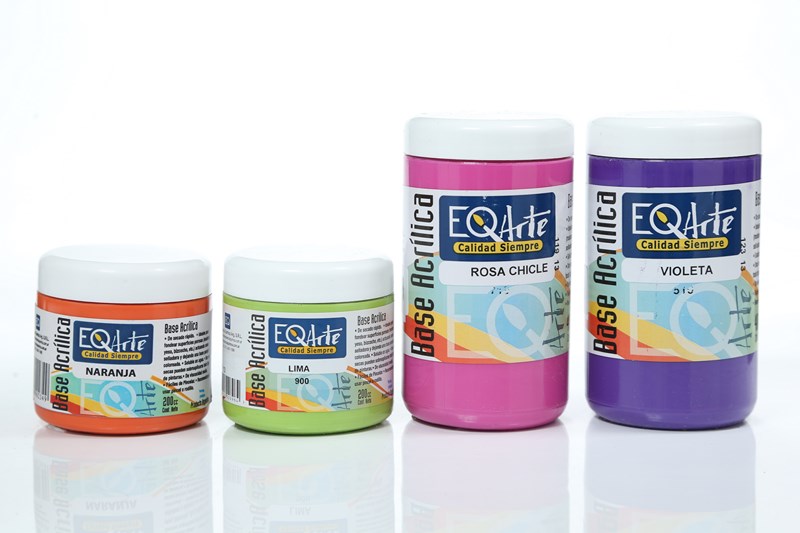 BASE ACRILICA COLOR 400cc.EQ ARTE