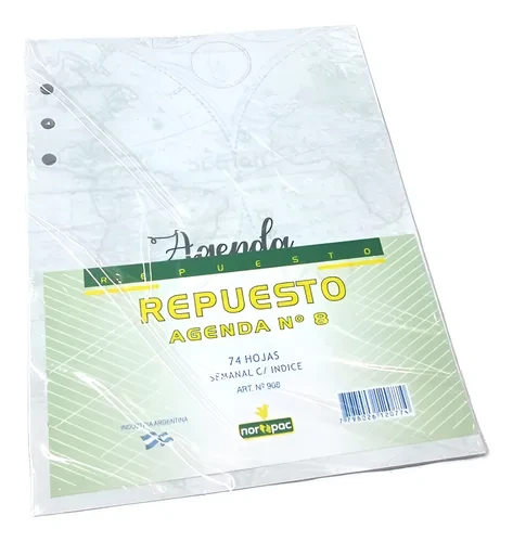 REP.AG.N*8 SEMANAL C/INDICE NORPAC