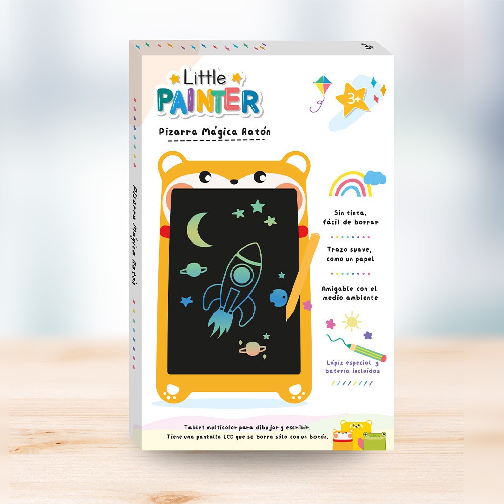 PIZARRA MAGICA RATON LCD. 14x28.