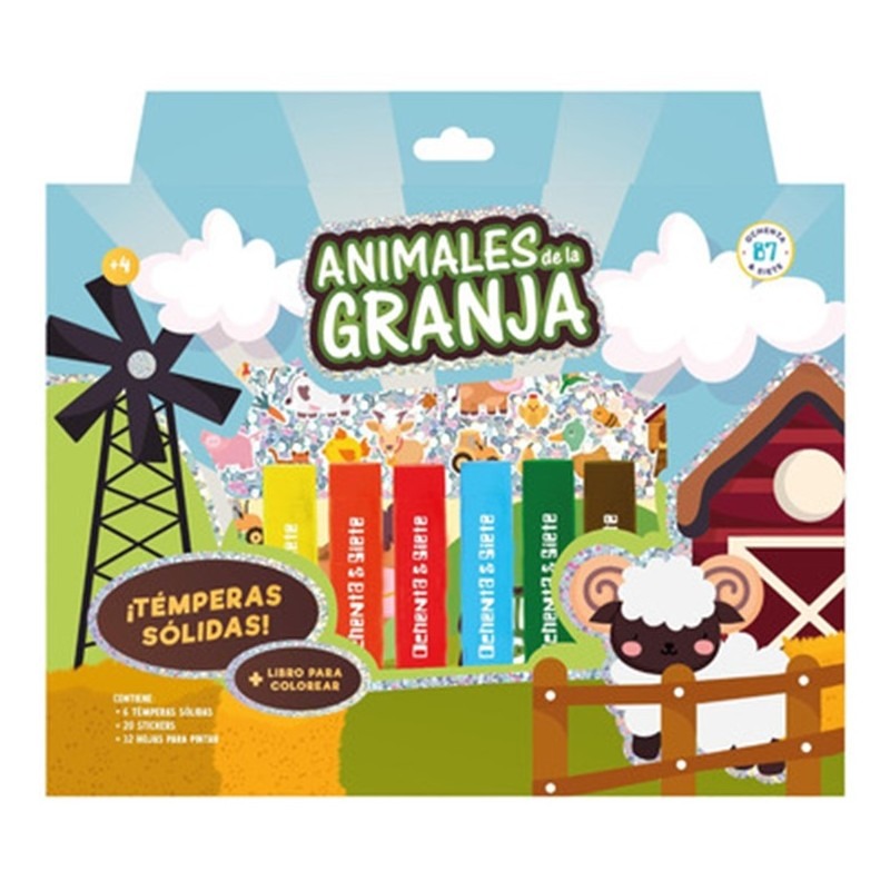 SET DE ARTE TEMPERA SOLIDA AN.GRANJA